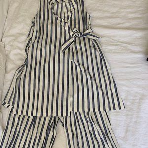 Free People Tuxedo Stripe Set (S)